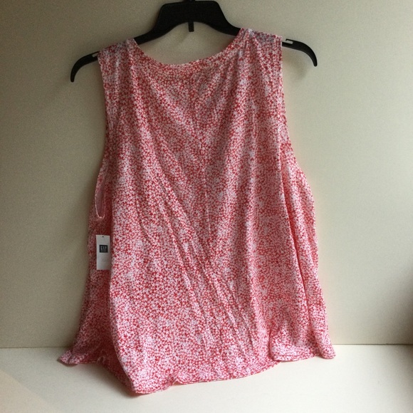 Cute Gap flare top w/ red and white star print XXL - Picture 2 of 10